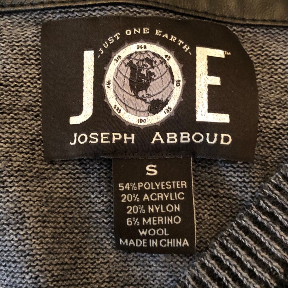 Joseph Abboud Joe Men's Wool Blend Sweater S Euc - image 5